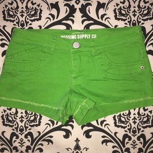 Bright Green Shorts by Mossimo Size 7 Fits 6